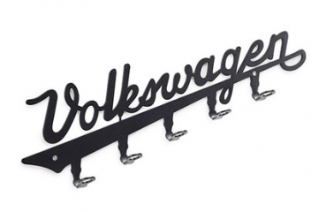 Schlüsselhalter mit 5 Haken, Volkswagen Schriftzug